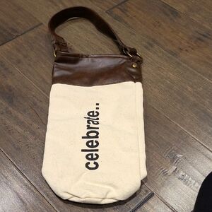 Celebrate Canvas Bottle Bag